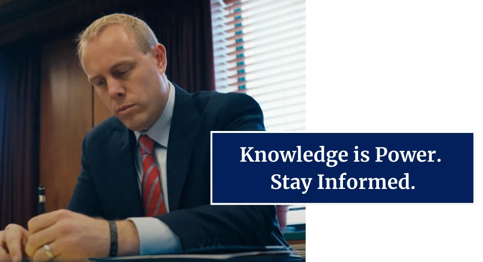 Knowledge is power. Stay informed and signup for our newsletter.