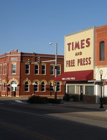 Old buildings in Downtown Kingfisher